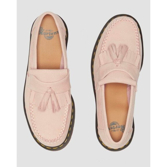 Dr. Martens Shoes - Doc Marten Adrian (nubuck leather tassel loafers (Powder Pink)